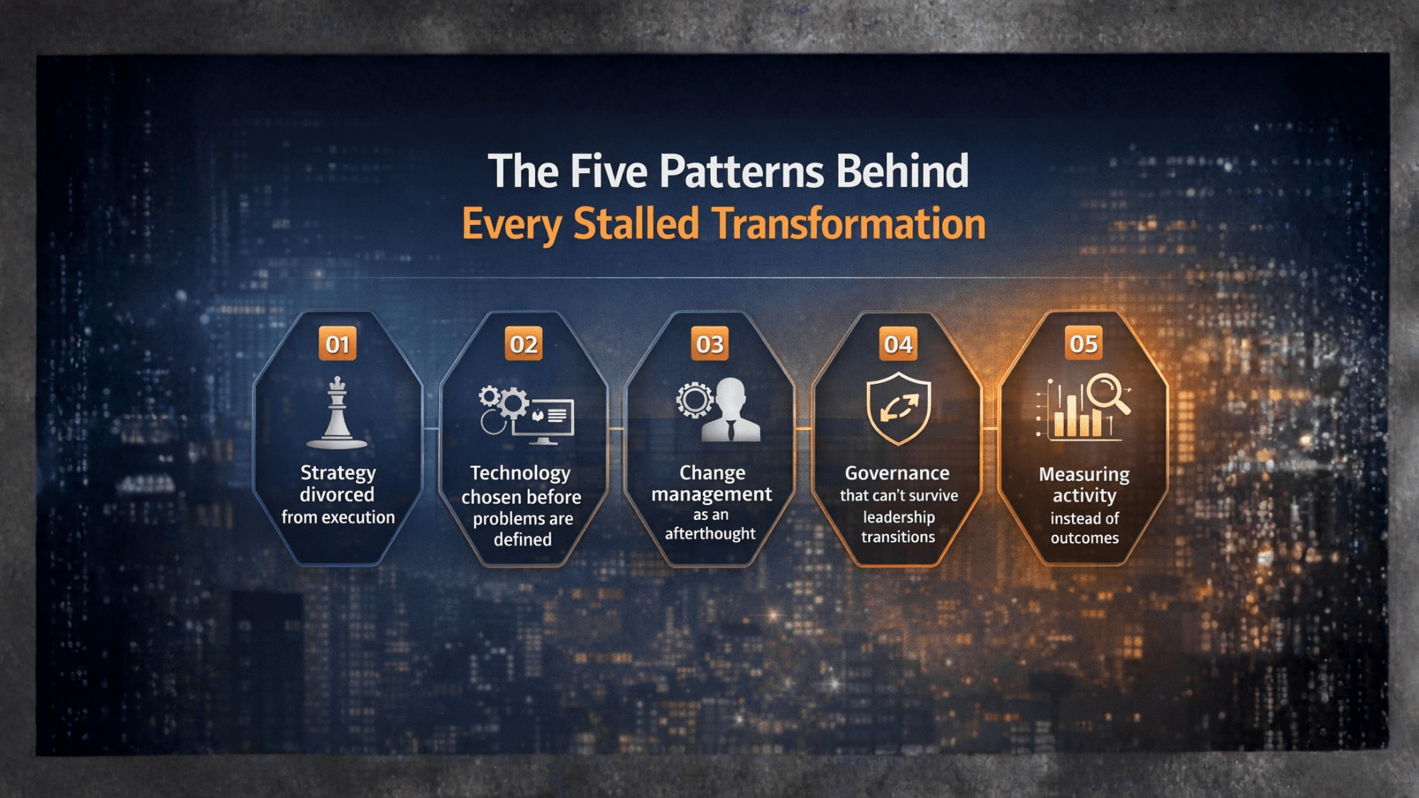 Stalled transformation insight